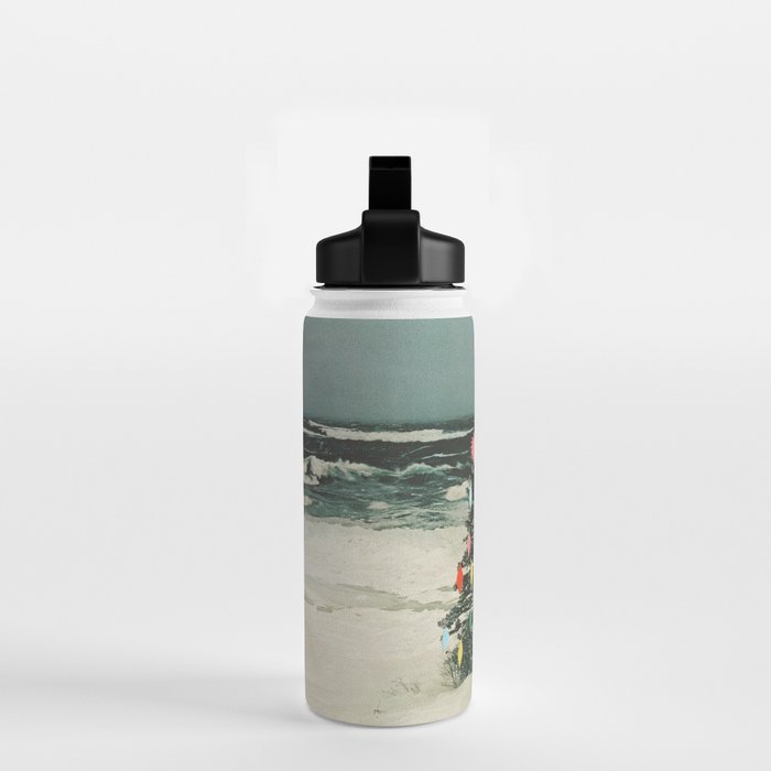 Christmas Beach Water Bottle Gallery Image 2