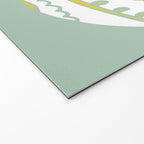 HoHoHo Cheerful little Christmas Illustration mint Welcome Mat Gallery Image 2