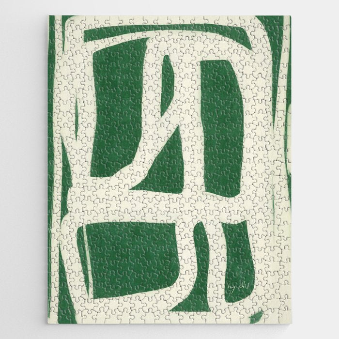 Green White Movement  Jigsaw Puzzle Gallery Image 1