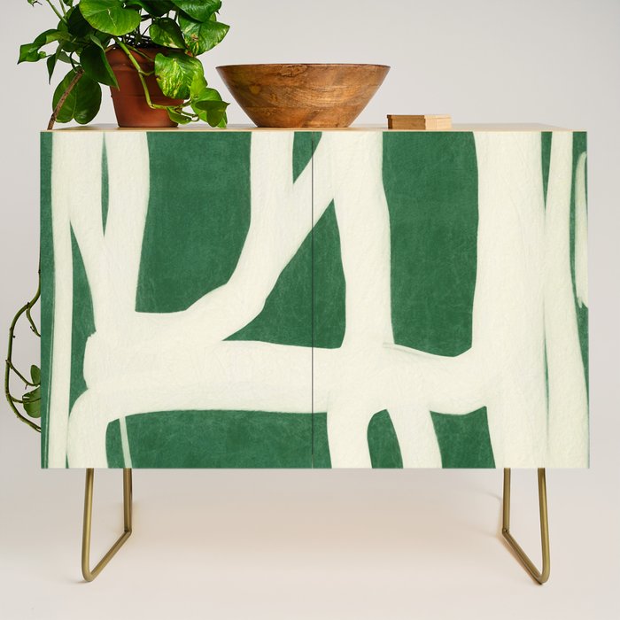 Green White Movement  Credenza Gallery Image 1