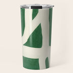 Green White Movement  Travel Mug Gallery Image 1
