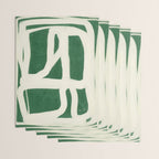 Green White Movement  Wrapping Paper Gallery Image 3