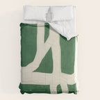 Green White Movement  Comforter Gallery Image 6