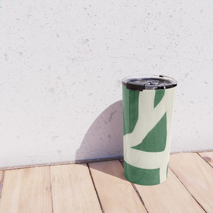 Green White Movement  Travel Mug Gallery Image 4