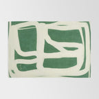 Green White Movement  Rug Gallery Image 2