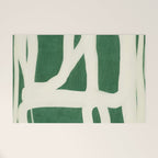 Green White Movement  Welcome Mat Gallery Image 1