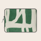 Green White Movement  Laptop Sleeve Gallery Image 1