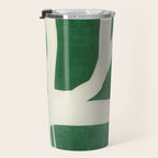 Green White Movement  Travel Mug Gallery Image 3