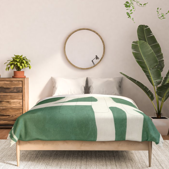 Green White Movement  Comforter Gallery Image 3