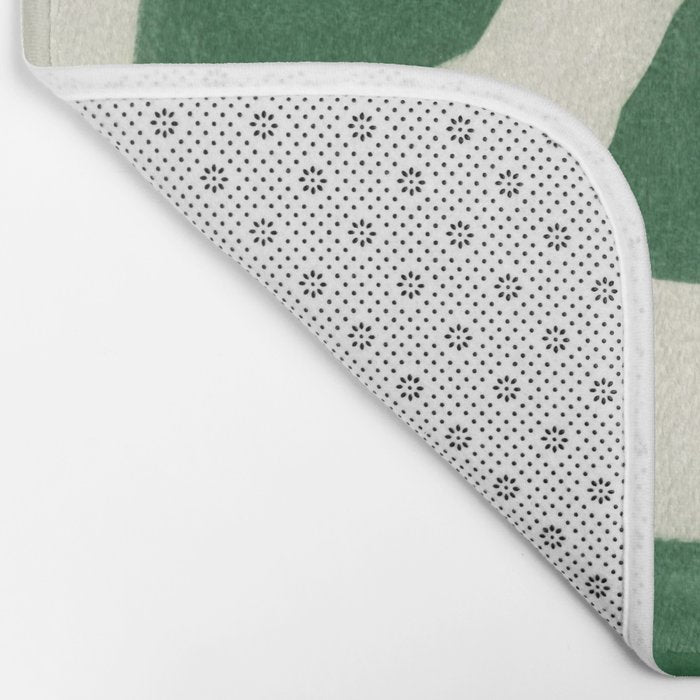 Green White Movement  Bath Mat Gallery Image 2