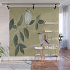 Minimalist Birds On Branch Wall Mural Gallery Image 1