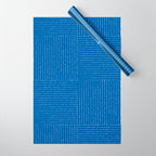 Lines III (Sapphire Blue) Wrapping Paper Gallery Image 1