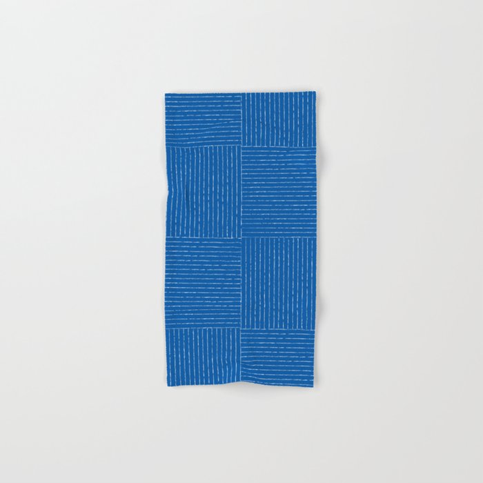 Lines III (Sapphire Blue) Bath Towel Gallery Image 1