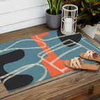 Organic Minimalist Layers 6 Outdoor Rug Gallery Image 2