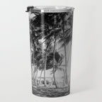 Miami Florida Palm Trees Black and White Vintage Photograph, 1915 Travel Mug Gallery Image 3