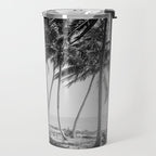 Miami Florida Palm Trees Black and White Vintage Photograph, 1915 Travel Mug Gallery Image 2