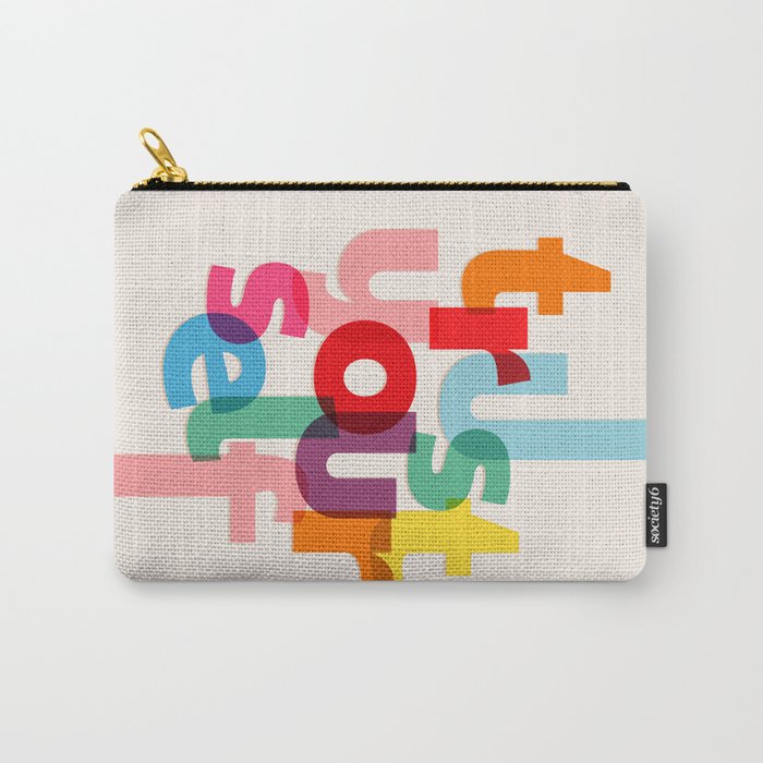 Trust Yourself Typography Carry All Pouch Gallery Image 1