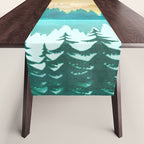 Summer Mountain Sunrise Table Runner Gallery Image 1