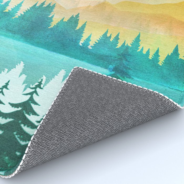 Summer Mountain Sunrise Rug Gallery Image 4