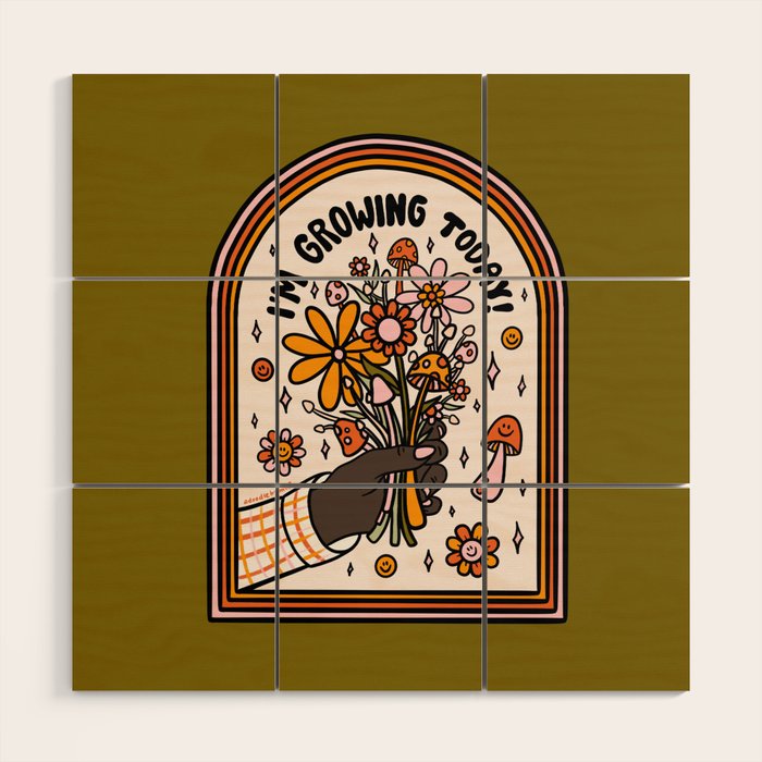 I'm Growing Today Wood Wall Art Gallery Image 1