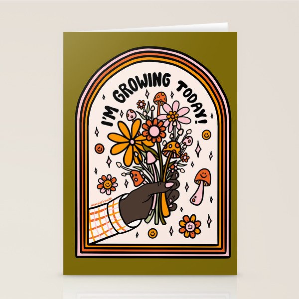 I'm Growing Today Stationery Card Gallery Image 1