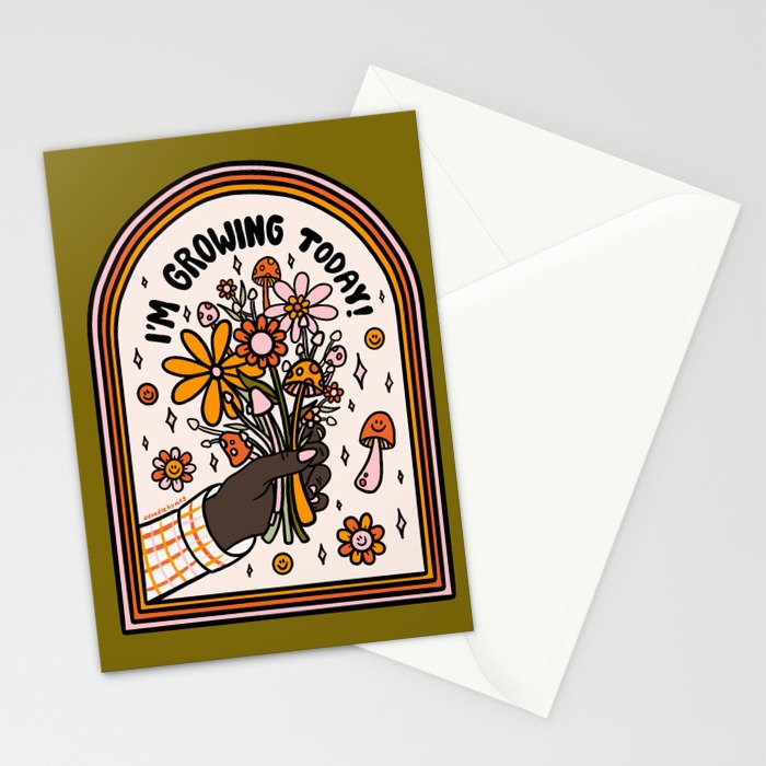 I'm Growing Today Stationery Card Gallery Image 2
