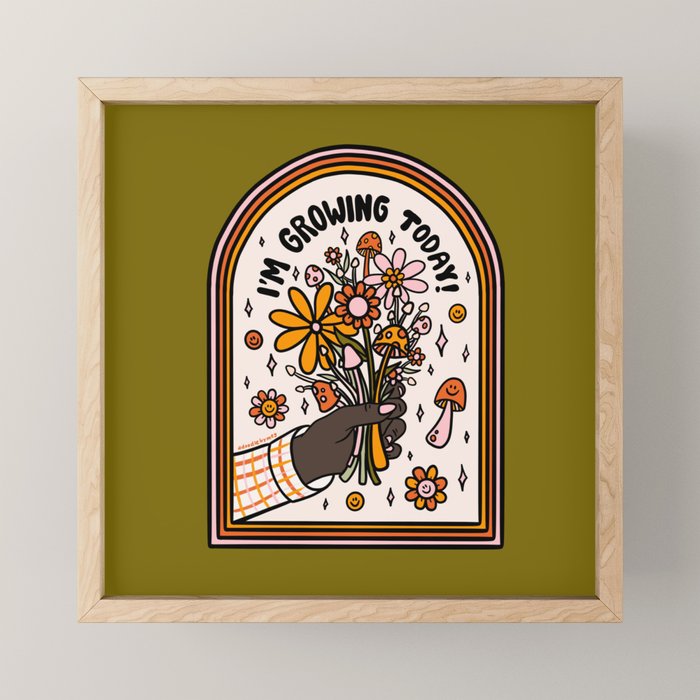 I'm Growing Today Mini Art Print Gallery Image 1