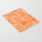 Mid-Century Modern 1950's Orange Juice Mimosa Colored Abstract Notebook Gallery Image 2