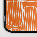 Mid-Century Modern 1950's Orange Juice Mimosa Colored Abstract Laptop Sleeve Gallery Image 3