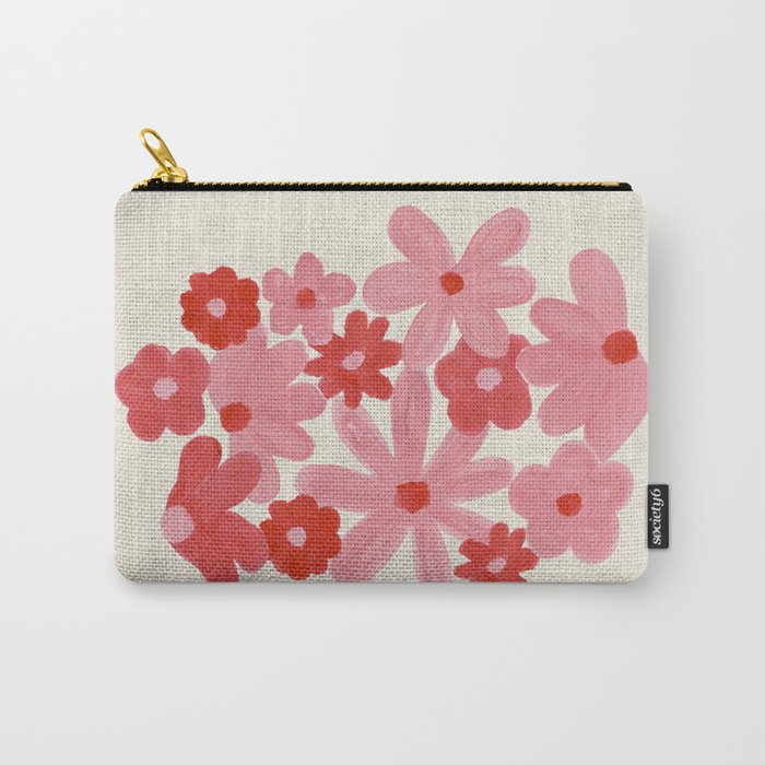 Blushing Daisy Carry All Pouch Gallery Image 1
