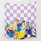 Modern artistic flowery tropical II Wall Tapestry Gallery Image 4