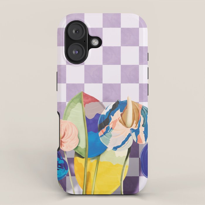 Modern artistic flowery tropical II iPhone Case Gallery Image 1