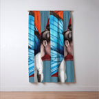 Butterfly Woman Window Curtain Gallery Image 3