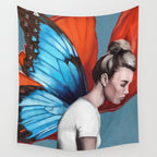 Butterfly Woman Wall Tapestry Gallery Image 4