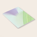 Spring Bud Lavender: Abstract Brush Strokes on Gradient Color - 002 Notebook Gallery Image 3