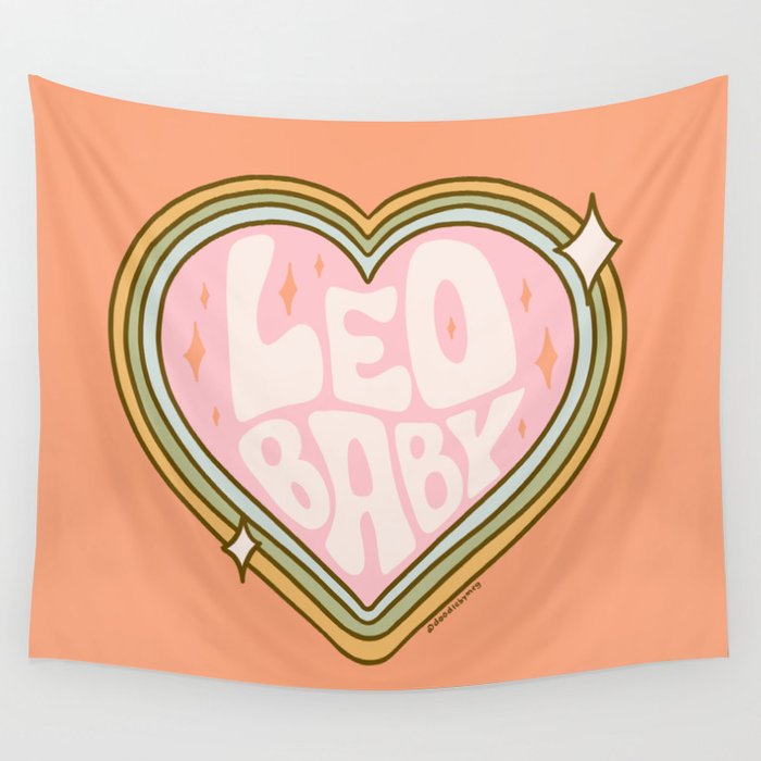 Leo Baby Wall Tapestry Gallery Image 4