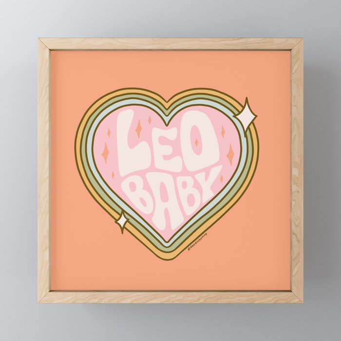 Leo Baby Mini Art Print Gallery Image 1