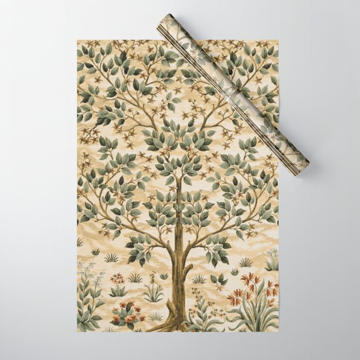 William Morris Tree Of Life, Morris Tree  Wrapping Paper Gallery Image 1
