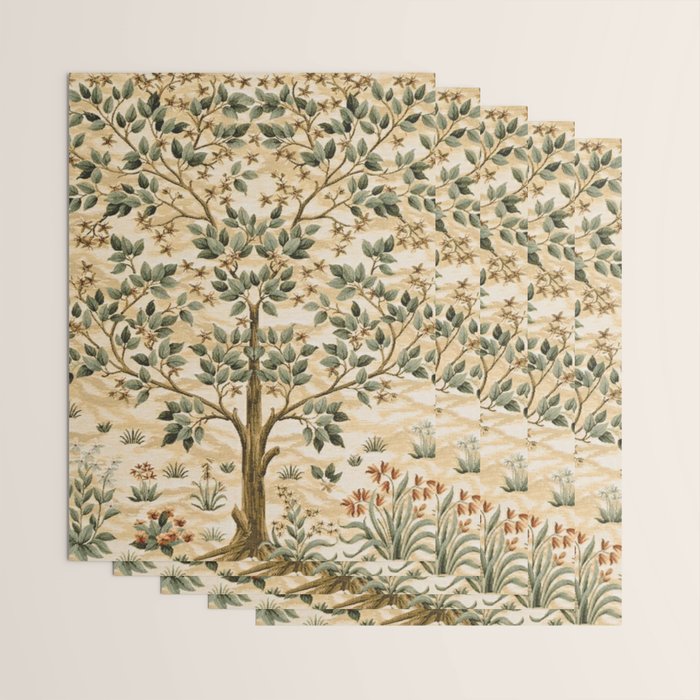 William Morris Tree Of Life, Morris Tree  Wrapping Paper Gallery Image 3