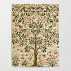 William Morris Tree Of Life, Morris Tree  Poster Gallery Image 4