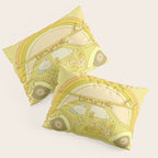 love bug valentine // retro surf art by surfy birdy Pillow Sham Gallery Image 3