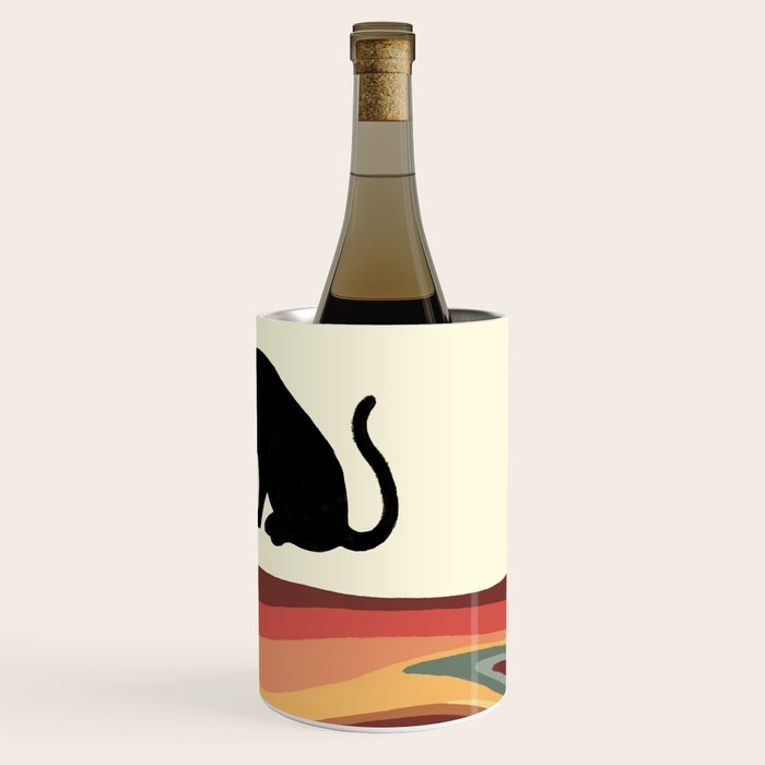 Rainbow cat 1 coffee milk drop Wine Chiller Gallery Image 3