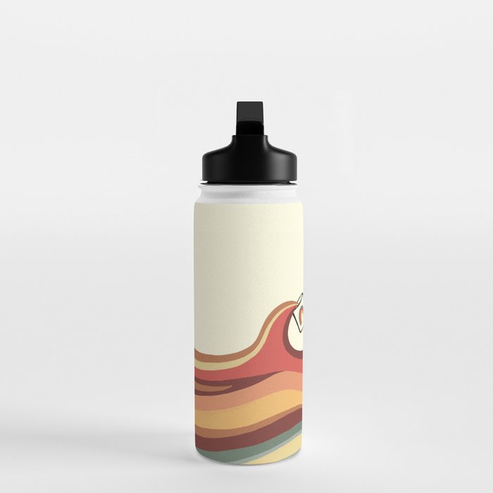 Rainbow cat 1 coffee milk drop Water Bottle Gallery Image 3