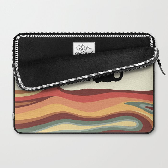 Rainbow cat 1 coffee milk drop Laptop Sleeve Gallery Image 2