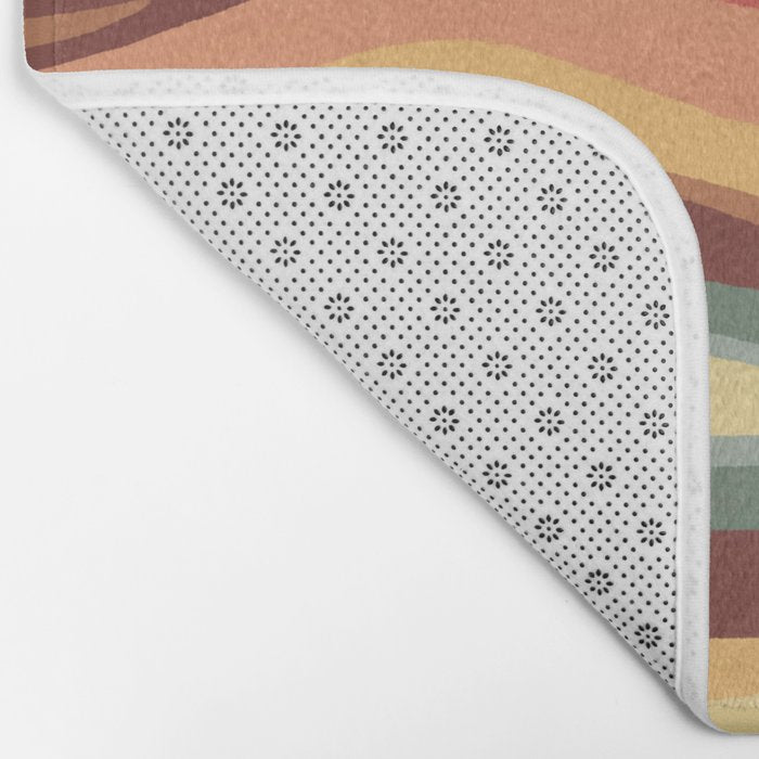 Rainbow cat 1 coffee milk drop Bath Mat Gallery Image 2