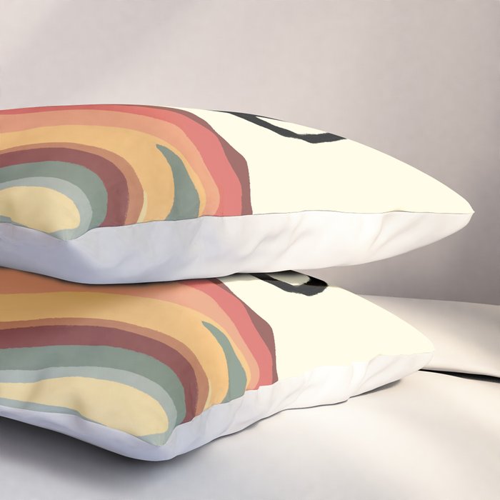 Rainbow cat 1 coffee milk drop Pillow Sham Gallery Image 3