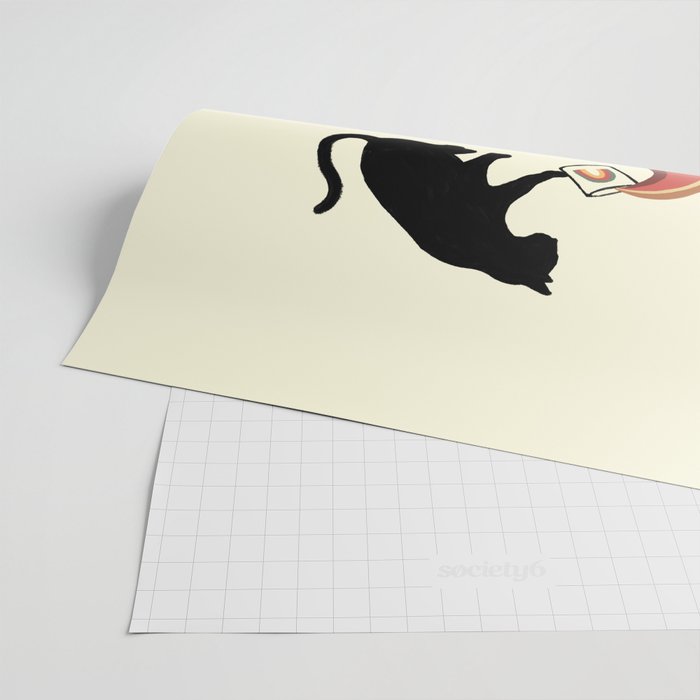 Rainbow cat 1 coffee milk drop Wrapping Paper Gallery Image 2