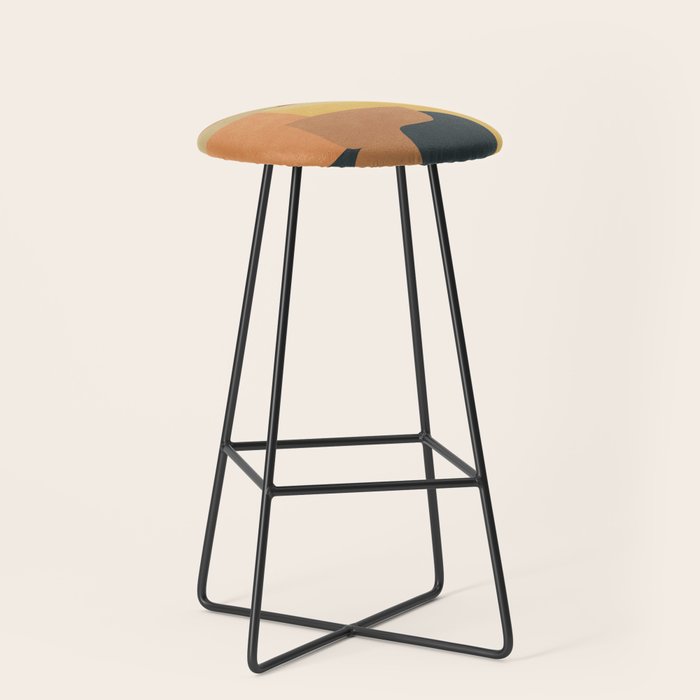 Modern Abstract Art 147 Stool Gallery Image 1