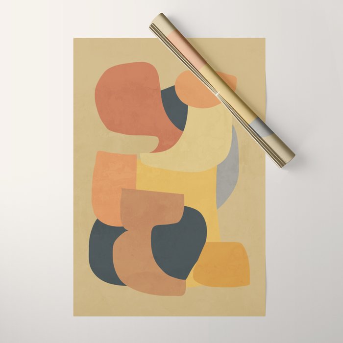 Modern Abstract Art 147 Wrapping Paper Gallery Image 1