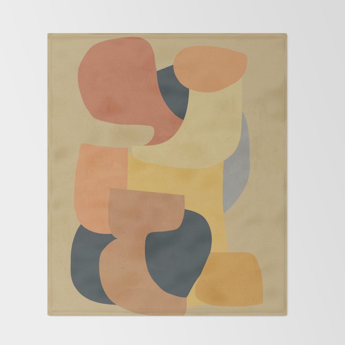 Modern Abstract Art 147 Throw Blanket Gallery Image 2